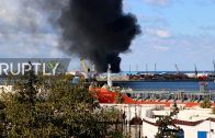 Libya: Port of Tripoli hit in missile attack