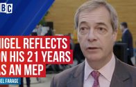 Nigel Farage reflects on his 21 years as an MEP in a candid interview with LBC