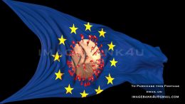 European-Union-flag-waving-with-Corona-Virus-Icon
